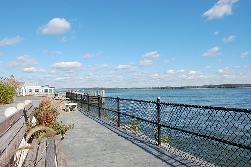 bench by the water