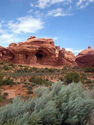 red rocks