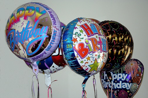 birthday balloons