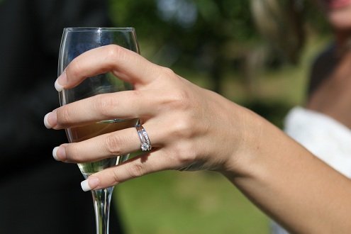 bride's hand