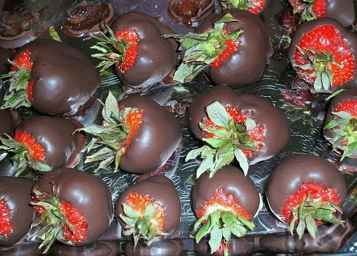 chocolate covered strawberries