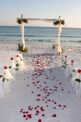 ocean wedding view