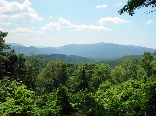 green mountains