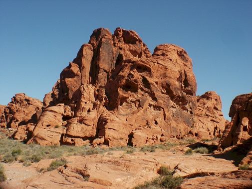 red rock mountains