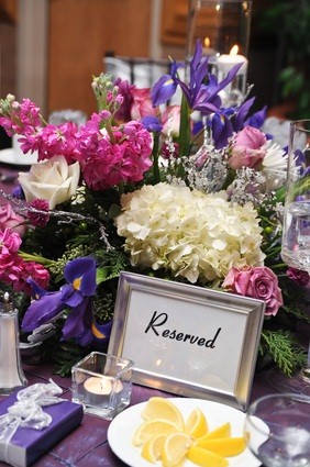 flowers on table