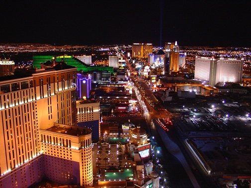 Vegas at night