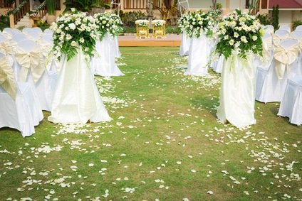 reception tables and chairs