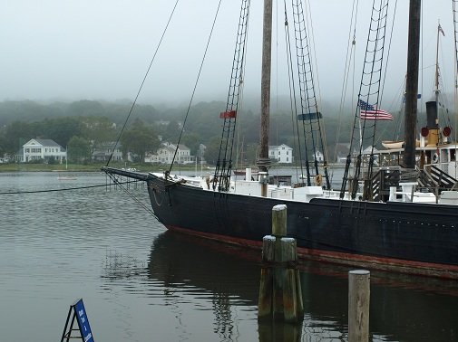 Mystic Seaport harbor