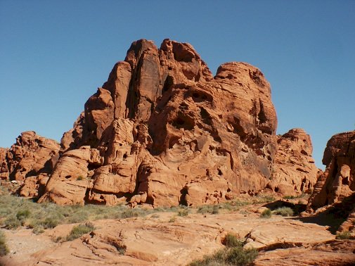 red rocks