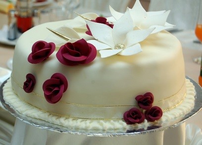 small wedding cake